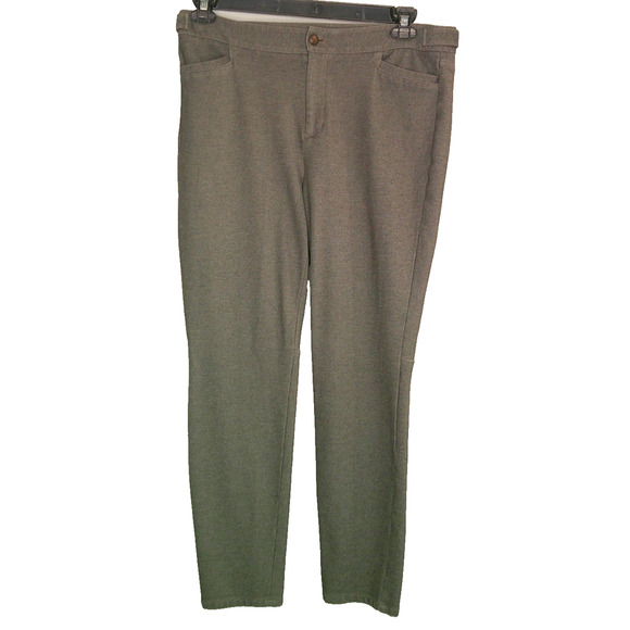 Talbots Women’s Gray Size 10 Skinny Leg Ankle Length Lexington Pant - Picture 1 of 8